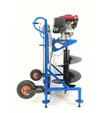 Мотобур Iron Angel MD-500 на лебедке   бур 50*80 см и удлинитель на 30 см